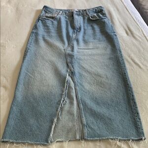 Zara Denim Blue Women's Skirt